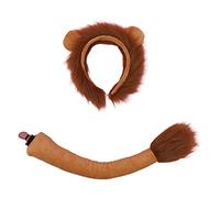 Songelt Ensemble de cheveux en peluche avec oreilles et queue d'animal pour filles - Jolie coiffe de fête d'Halloween - Accessoires de déguisement - Accessoires de cosplay