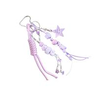 Songelt Ensemble de porte-clés tendance pour couple - Élégant porte-clés tressé pour sac à main - Unisexe - Pendentif de transport quotidien - Porte-clés unique pour couple, F, taille unique