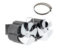 Songelt Lot de 10 ventilateurs à détection automatique pour bûches de bois pour une répartition efficace de la chaleur