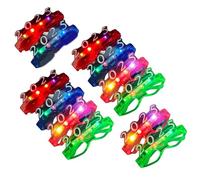 Songelt Lot de 12 paires de lunettes LED pour le réveillon du Nouvel An, fête de famille, accessoires de fête, décoration de chambre, couleur aléatoire