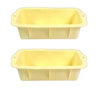 Songelt Lot de 2 moules en silicone de qualité alimentaire pour toasts et pâtisseries, passent au micro-ondes et au lave-vaisselle