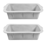 Songelt Lot de 2 moules en silicone de qualité alimentaire pour toasts et pâtisseries, passent au micro-ondes et au lave-vaisselle