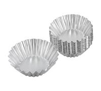 Songelt Lot de 20 petits moules en aluminium de qualité alimentaire pour petits gâteaux, muffins, biscuits, œufs, tartelettes