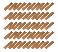 Songelt Lot de 50 pochettes à crayons en carton recyclables - Boîtes d'emballage - Organisation de bureau - Accessoires de bureau - Rangement portable, Papier kraft standard