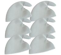 Songelt Lot de 6 chapeaux d'elfes de fête de Noël pour homme et femme - Accessoires de costume élégants faits à la main - Chapeaux en vrac pour adultes