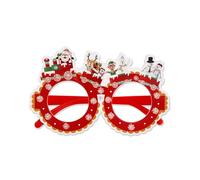 Songelt Lunettes de fête de Noël pour décoration de la maison, cadre de lunettes de Père Noël, accessoires photo, cadeaux pour enfants, Nouvel An, arbre