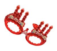 Songelt Lunettes lumineuses à LED pour gâteau d'anniversaire, cadre de lunettes pour enfant et adulte, anniversaire, Halloween, Noël, décoration de fête papillon