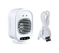 Songelt Petit ventilateur brumisateur multifonction rechargeable par USB pour camping, voyage et étude, refroidissement silencieux
