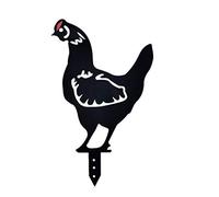 Songelt Piquets d'animaux en forme de coq - Décoration de jardin - Sculptures modernes
