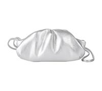 Songelt Pochettes à main pour femme - Sac à main froncé avec bandoulière - Sac de soirée pour femme, Argenté., One Size