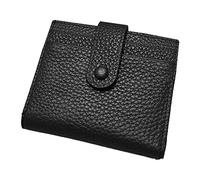 Songelt Portefeuille court en cuir pour femme avec porte-cartes de crédit pour femme, Noir, Beauté de masse