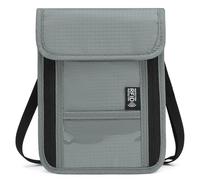Songelt Portefeuille de voyage tour de cou avec blocage RFIDS pour passeports familiaux pour un voyage facile, design simple pour homme et femme, pochette de voyage portefeuille pour passeport