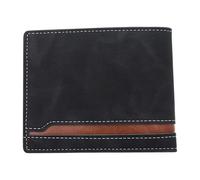 Songelt Portefeuille léger pour homme avec plusieurs emplacements pour cartes et porte-monnaie de voyage compact décontracté pour un usage quotidien Design unique Portefeuille pour homme, Noir