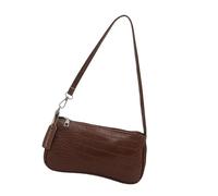 Songelt Sac à bandoulière en cuir, sac à main de soirée, pochettes, porte-monnaie en cuir, sac à main tendance sous les bras pour femme, sac à bandoulière pour femme, café, One Size