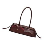 Songelt Sac à bandoulière en cuir, sac à main de soirée, pochettes, sac à main en cuir PU, sac à main tendance sous les bras pour femme tendance sous les bras, Rouge, One Size