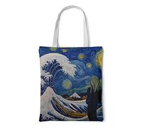 Songelt Sac à bandoulière en toile pour femme - Style rétro - Tendance - Sac à main - Sac à provisions - Petit sac fourre-tout en toile pour femme, b, One Size