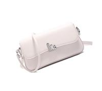 Songelt Sac à bandoulière rétro en cuir synthétique pour femme avec sangle réglable, blanc, One Size