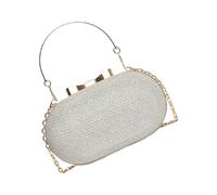 Songelt Sac à main contemporain en polyester décoré sac à bandoulière sac à main de soirée sac à bandoulière pour femmes à la mode sac à bandoulière élégant, Argenté., One Size