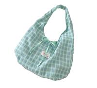 Songelt Sac à main ergonomique pour femme, pratique et spacieux, sac à bandoulière décontracté pour la plage, les voyages ou le shopping, sac fourre-tout léger, bleu/vert, One Size