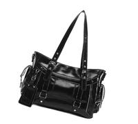 Songelt Sac à main surdimensionné au design moderne, léger et pratique, en polyuréthane, sac à bandoulière multifonction pour un usage quotidien, sac de travail spacieux pour le bureau et le travail