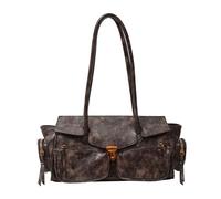 Songelt Sac à main tendance en cuir PU pour femme avec design ergonomique - Grand sac à main pour les trajets quotidiens ou les sorties - Sac à main tendance pour femme, café, One Size