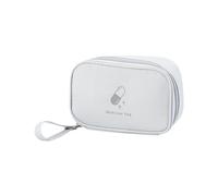 Songelt Sac de rangement multifonction pour médicaments - Sac de premiers secours vide - Pochettes de premiers secours portables pour l'extérieur et les voyages, gris, Beauté de masse