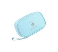 Songelt Sac de rangement multifonction pour médicaments - Sac de premiers secours vide - Pochettes de premiers secours portables pour l'extérieur et les voyages, bleu, Beauté de masse