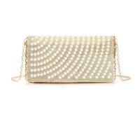Songelt Sac de soirée pour femme avec perles, sac de banquet, pochettes, sac à main avec chaîne, bandoulière, strass, sac à main pour mariage, sac à main à bandoulière pour mariage, fête, banquet, a