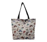Songelt Sac fourre-tout esthétique en toile réutilisable pour femme, sac fourre-tout décontracté, vacances, shopping, travail, gym, design cadeau, tissu d'épicerie réutilisable, Ow, One Size