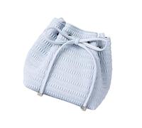 Songelt Sac seau à cordon de serrage en cuir pour femme, sac de soirée, sac à main à bandoulière tendance, cadeau pour femmes et filles, petit sac seau, bleu, One Size