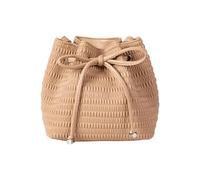 Songelt Sac seau à cordon de serrage en cuir pour femme, sac de soirée, sac à main à bandoulière tendance, cadeau pour femmes et filles, petit sac seau, abricot, One Size