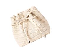 Songelt Sac seau à cordon de serrage en cuir pour femme, sac de soirée, sac à main à bandoulière tendance, cadeau pour femmes et filles, petit sac seau, beige, One Size