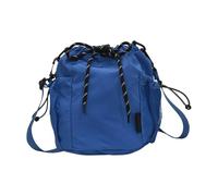 Songelt Sac seau compact unisexe en nylon avec sangle réglable, grande capacité, sac à bandoulière pour voyage, activités de plein air, sac à bandoulière pratique en nylon, bleu, One Size