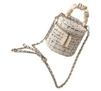 Songelt Sacs seau tendance à bandoulière pour femme avec poignée sur le dessus, sac à main tendance, sac à bandoulière tendance, sac à main avec poignée supérieure, abricot, One Size