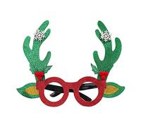 Songelt Serre-tête de renne de Noël avec cadre de lunettes en bois de cerf pour fête - Serre-tête de renne de Noël pour femme