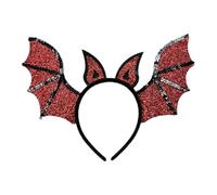 Songelt Serre-tête diable festif pour photo d'Halloween - Serre-tête amusant pour festivals de musique, Halloween, chauve-souris