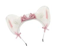 Songelt Serre-tête élastique en peluche avec oreilles d'animaux pour un événement à thème - Utilisation quotidienne - Pince à cheveux pour adultes