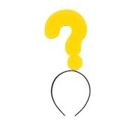 Songelt Serre-tête fantaisie avec marque d'exclamation pour bal de fin d'année, anniversaire, couvre-chef, accessoire de cheveux accrocheur, costume de fête pour enfants