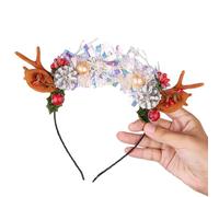 Songelt Serre-tête motif bois de renne sur le thème de Noël, accessoires de fête, festival, fête, bandeau pour enfants et adultes, accessoire de cheveux pour femmes et filles