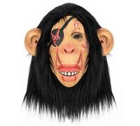 Songelt Tête complète orang-outan pour adulte - Costume d'animal d'Halloween - Coiffe respirante fantaisie