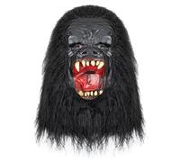 Songelt Tête complète orang-outan pour adulte - Costume d'animal d'Halloween - Coiffe respirante fantaisie