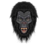 Songelt Tête complète orang-outan pour adulte - Costume d'animal d'Halloween - Coiffe respirante fantaisie