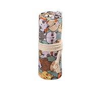 Songelt Trousse à crayons en toile pour 12/24/36/48/72 trous pour trousse de maquillage, pochette de rangement, poids penny, 24 trous