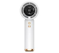 Songelt Ventilateur de poche réglable 3000 mAh Petit USB Voyage Bureau Extérieur pour Voyage Affichage numérique Rechargeable