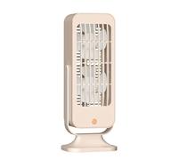Songelt Ventilateur de table léger à 3 vitesses personnalisables - Rechargeable par USB - Pour la maison et le bureau - Tour ABS léger avec base en métal