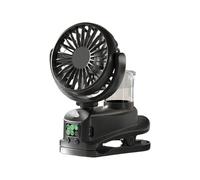 Songelt Ventilateur de table multifonction efficace 1200 mAh Texture ABS puissante et silencieuse pour voyage, bureau, extérieur, camping