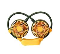 Songelt Ventilateur pliable mains libres à suspendre - Ventilateur de sport silencieux - Pour la maison et l'extérieur - 2 vitesses - Tour de cou portable
