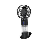 Songelt Ventilateur portable multifonction 1200 mAh silencieux et puissant texture ABS pour voyage, bureau, utilisation en extérieur