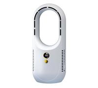 Songelt Ventilateur tour multifonction sans pales pour l'extérieur, les voyages, le bureau, 6 vitesses, rechargeable pour chambre à coucher, ventilateur de bureau sans pales