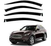 SONGGM Deflecteur Vitre Voiture pour Infiniti FX S51 2009-2017,Fenêtre Latérale Pare-Pluie Latéraux Deflecteur Vitre Auto Accessoires.
